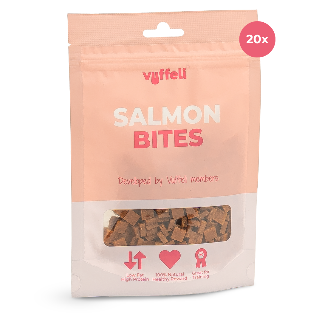 Soft Treats: Salmon bites 20 stk